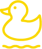 duck in water icon